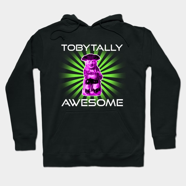 Tobytally Awesome Hoodie by TimespunThreads